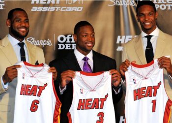 Ídolo do Heat fala sobre LeBron, Wade e Bosh: “O mais importante era…” (Crédito: Getty Images)