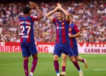 Barcelona fecha temporada com vitória diante do Sevilla (Crédito: Getty Images)