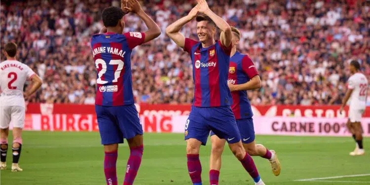 Barcelona fecha temporada com vitória diante do Sevilla (Crédito: Getty Images)