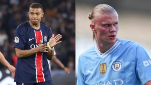 Mbappé e Haaland (Crédito: Getty Images)