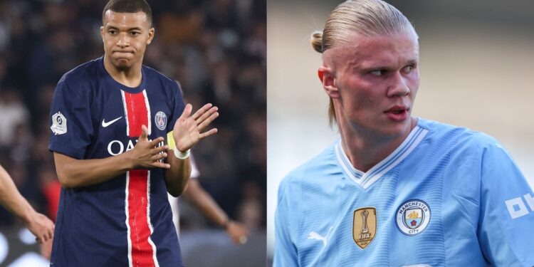 Mbappé e Haaland (Crédito: Getty Images)