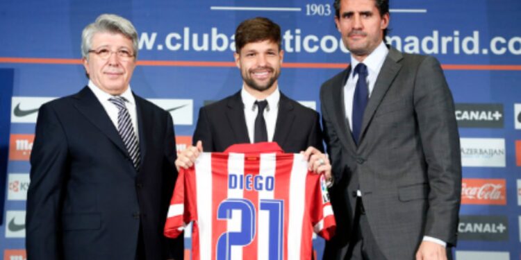 Diego Ribas relembra passagem pelo Atlético de Madrid (Crédito: Atlético de Madrid)
