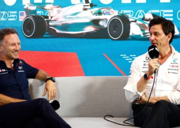 Christian Horner e Toto Wolff (Crédito: Getty Images)