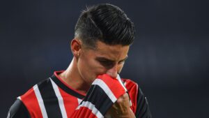 Mesmo saudável, James Rodríguez não viaja com elenco do São Paulo (Crédito: Getty Images)