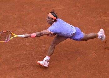 Rafael Nadal em quadra (Crédito: Getty Images)