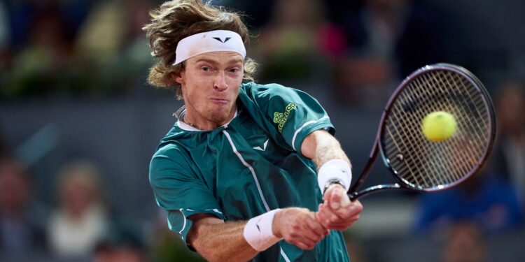Andrey Rublev, tenista russo (Crédito: Getty Images)