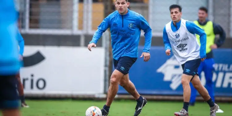Grêmio planeja retomar treinos e mandar jogos em outro estado (Crédito: Lucas Uebel / Grêmio)
