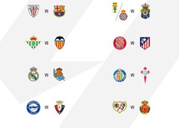 Confrontos da primeira rodada da LALIGA EA SPORTS temporada 2024/2025 (Crédito: LALIGA)