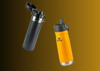 Com variados modelos, selecionamos algumas garrafas da Stanley à venda por preços convidativos na loja do Mercado Livre que podem te interessar (Crédito: Créditos: Reprodução/Mercado Livre)