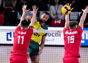 Brasil bate Polônia na Liga das Nações (Crédito: CBV)