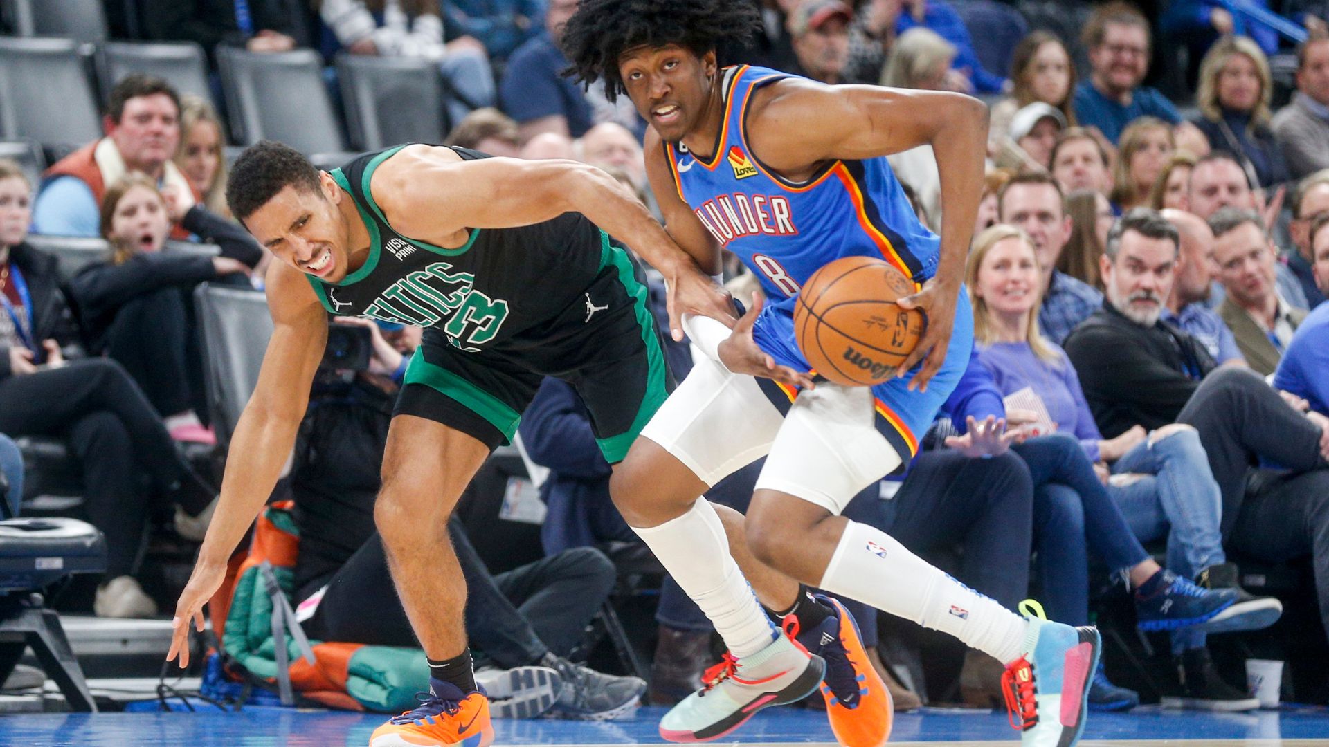 Boston Celtics é derrotado pelo OKC na NBA - Getty Images