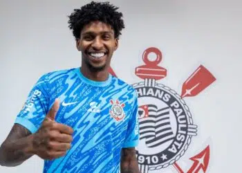 Hugo estava atuando em Portugal (Crédito: Raphael Martinez/Agência Corinthians)
