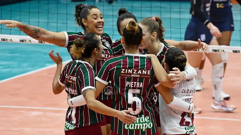 Vôlei feminino do Fluminense quebra invencibilidade do Minas - Foto: Mailson Santana/FFC