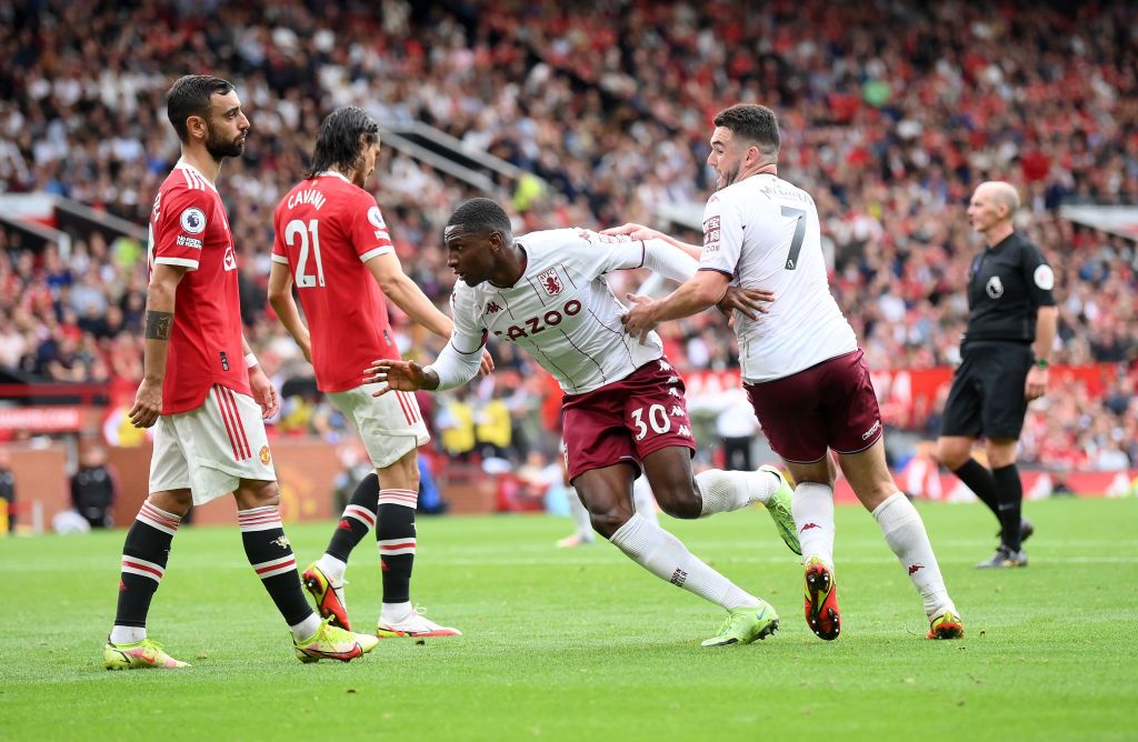 Manchester United e Aston Villa duelaram na Premier League - GettyImages