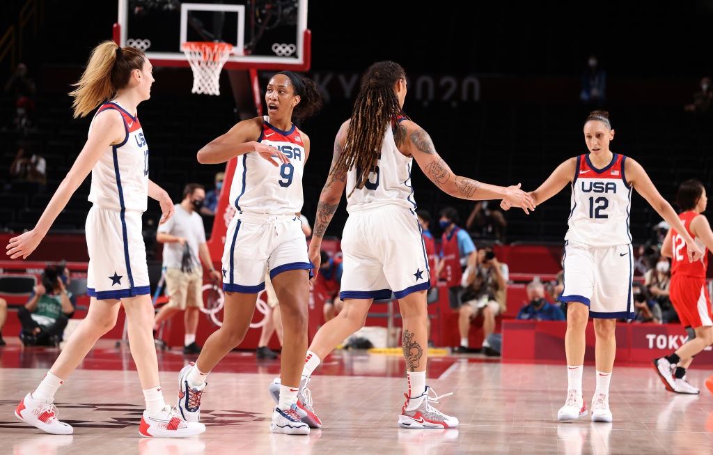 Nas Olimpíadas, EUA e Japão duelaram na grande final do Basquete feminino - GettyImages