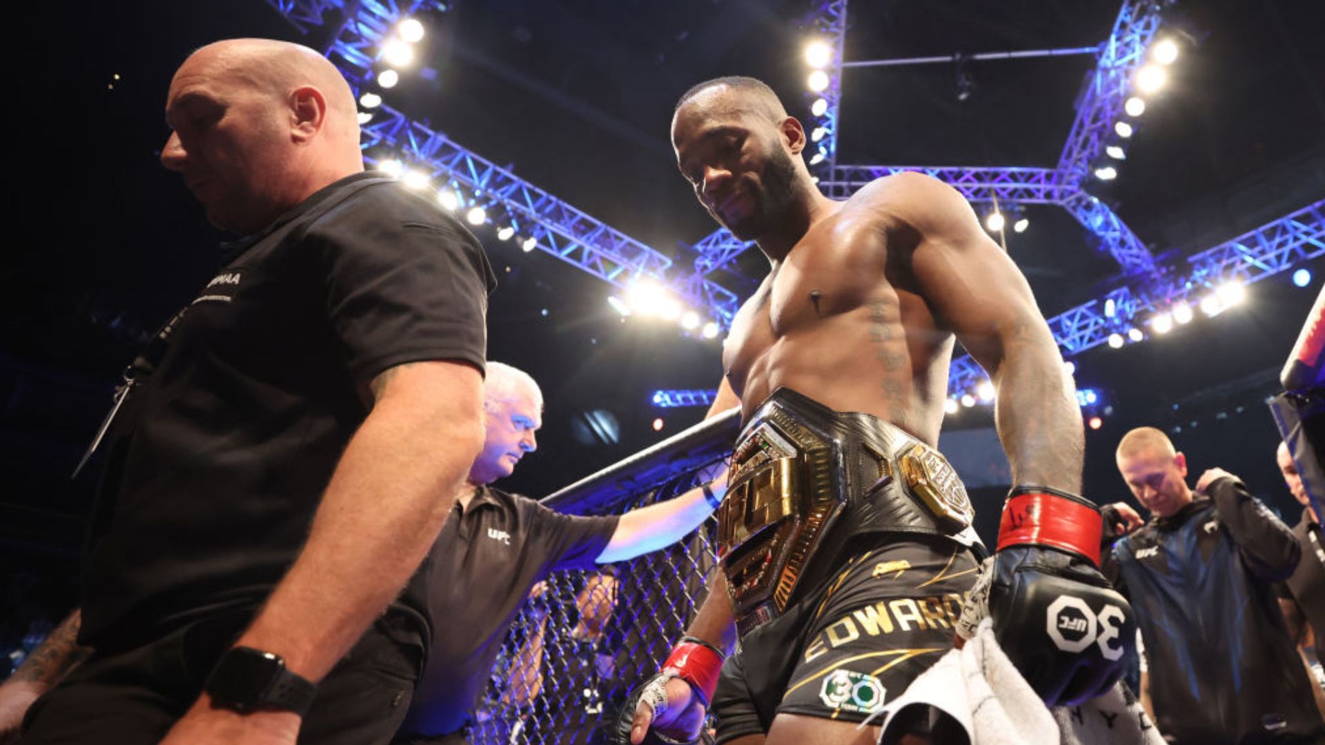 Leon Edwards segue como campeão do UFC - GettyImages
