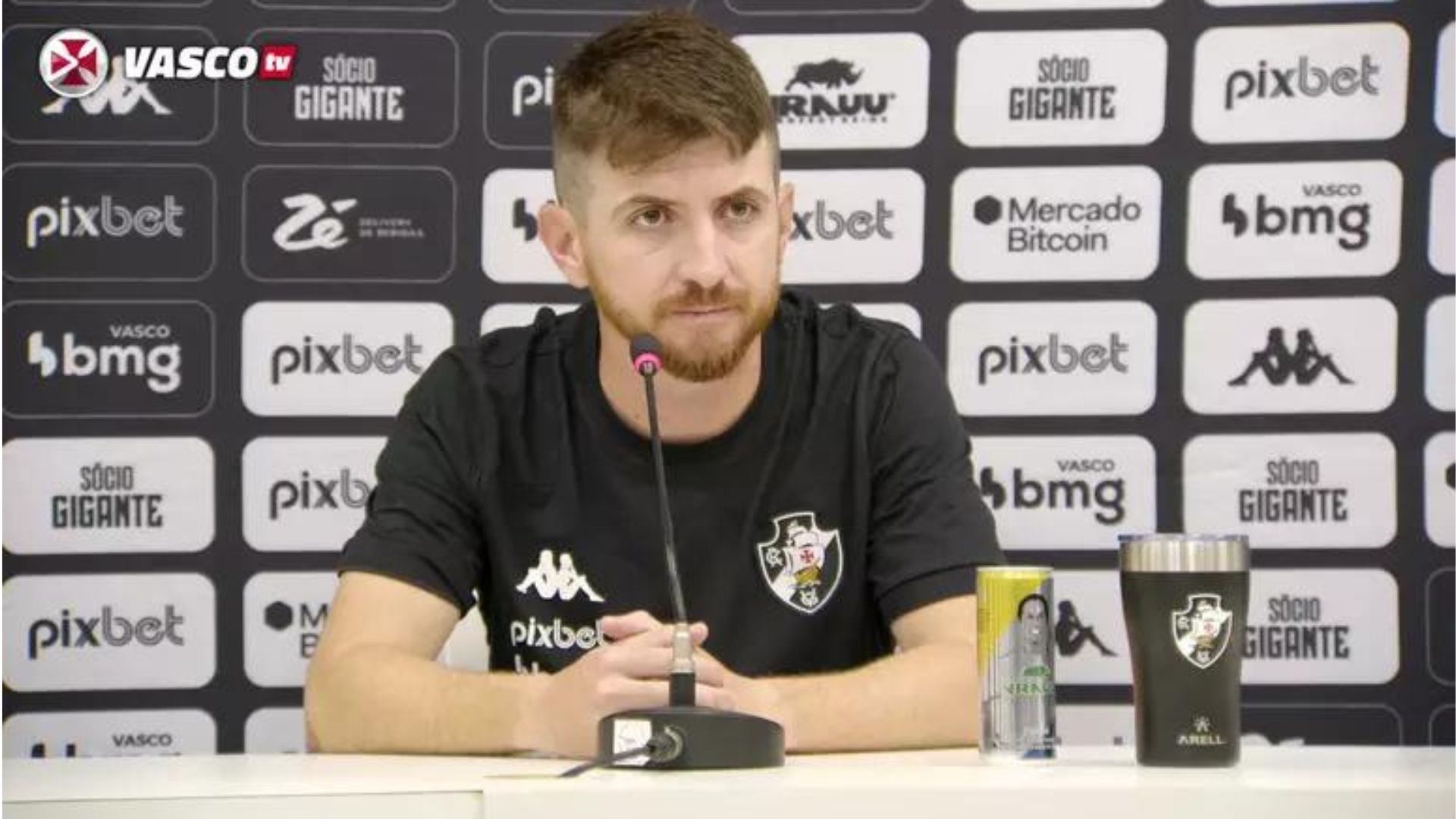 William Batista, técnico do Sub-20 e profissional do Vasco - Reprodução/Youtube