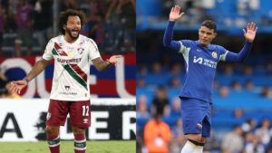 Marcelo comemora o retorno de Thiago Silva - Getty Images