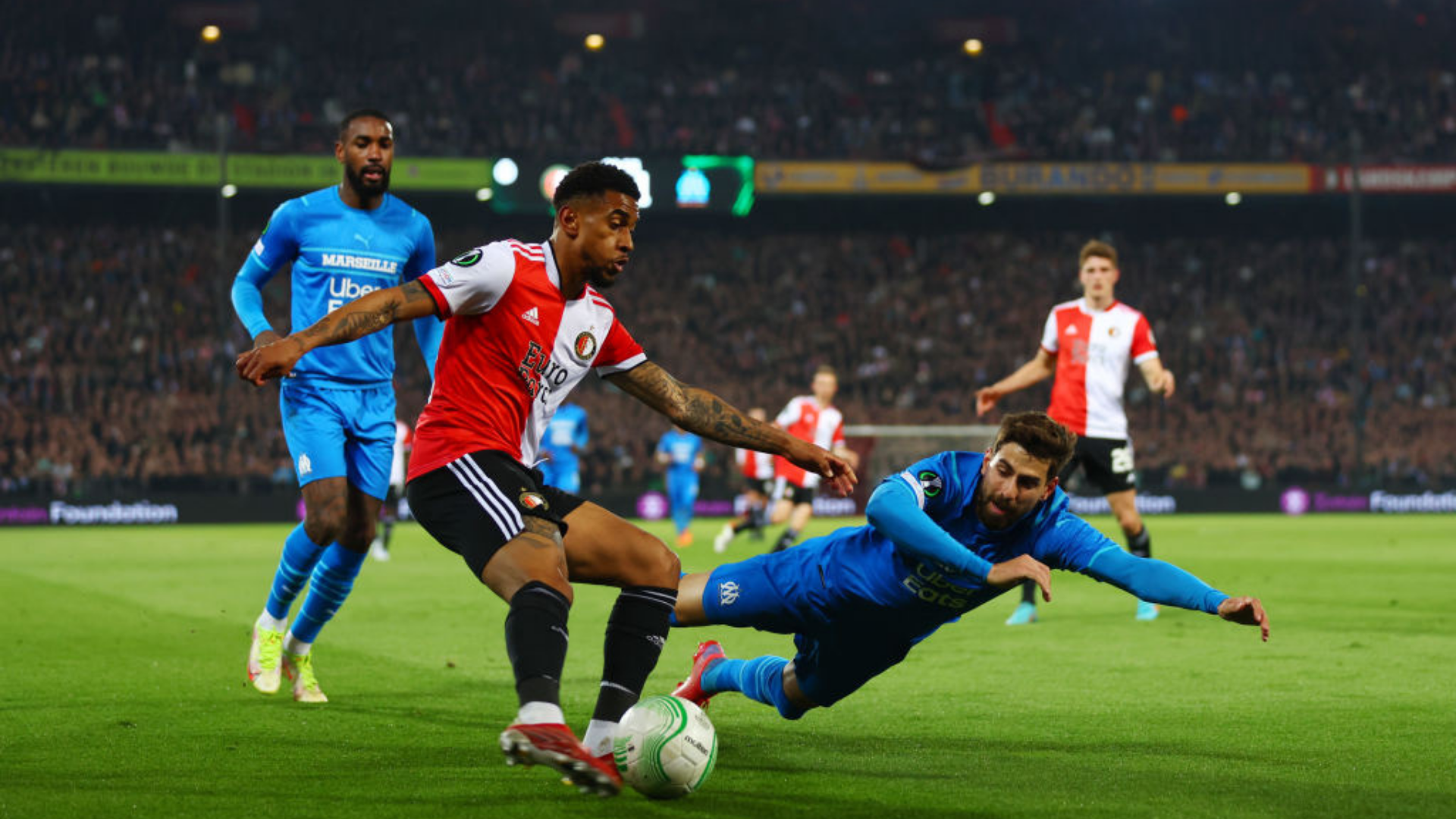 Olympique de Marseille vai ter que reverter o placar no jogo de volta - GettyImages