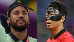 Brasil x Coreia do Sul marca o encontro entre Neymar e Son - GettyImages