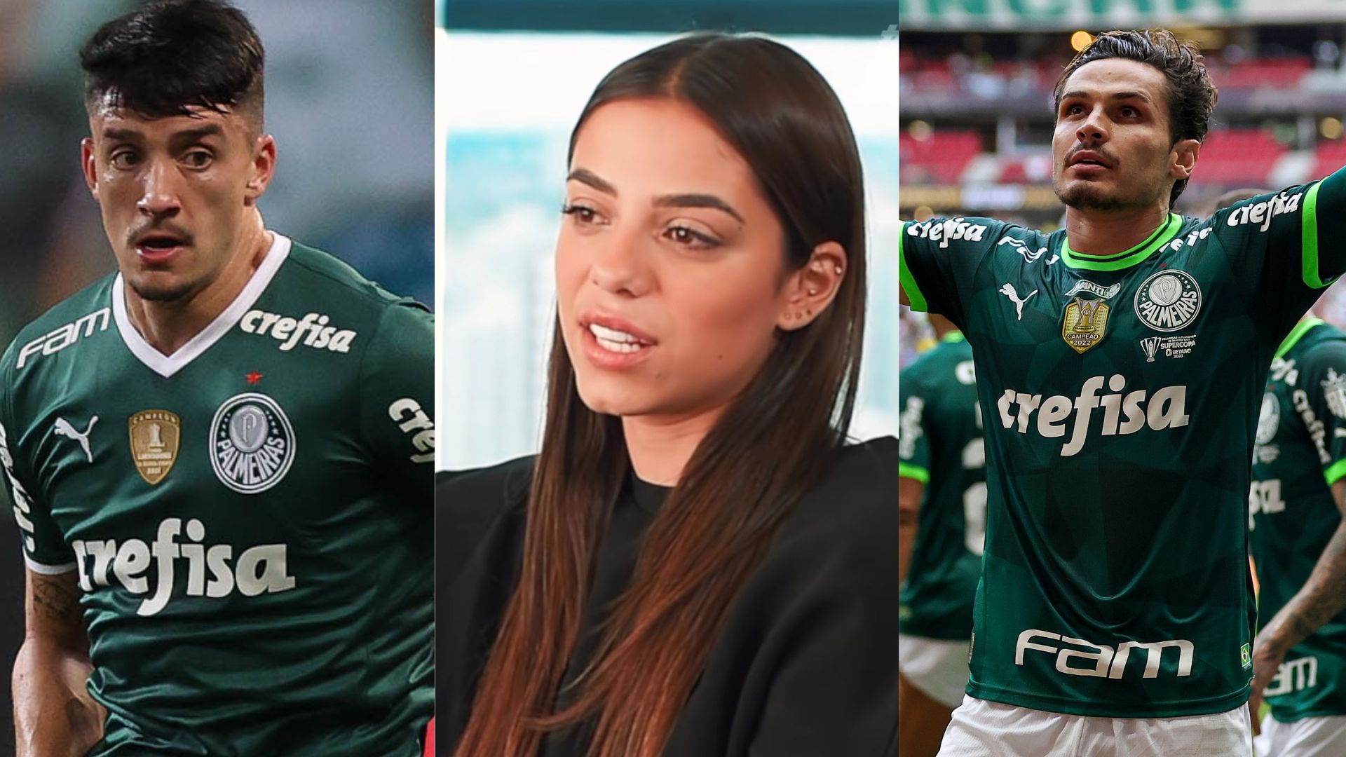 Piquerez, Key Alves e Raphael Veiga - Palmeiras/Flickr/Reprodução/Instagram/GettyImages
