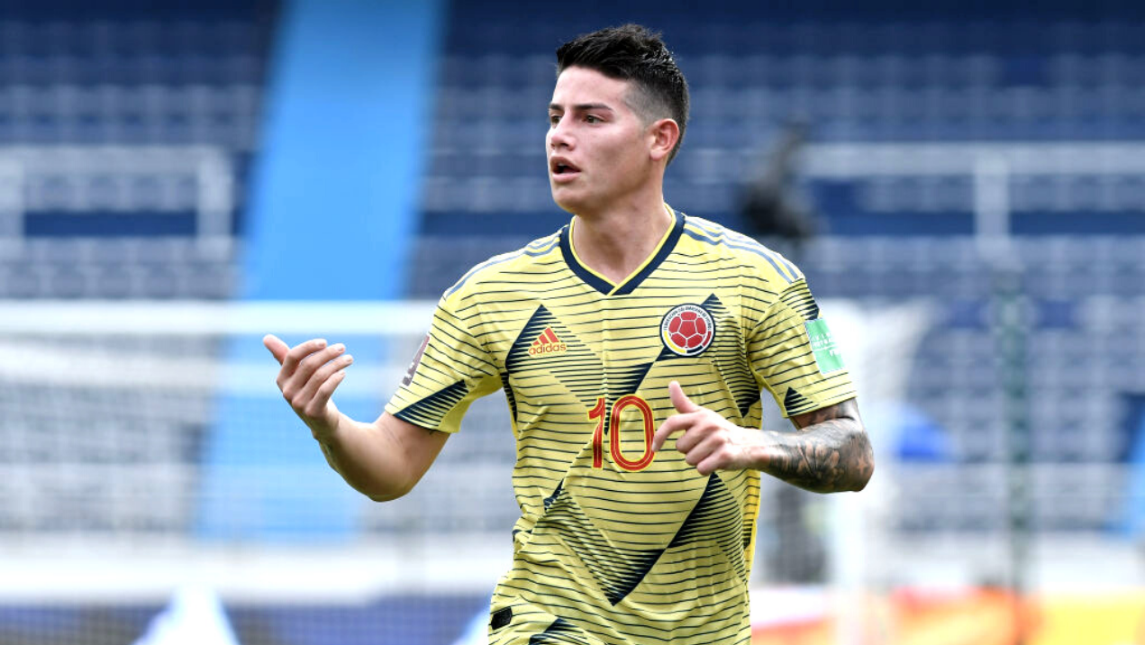 James Rodriguez, jogador da Colômbia - GettyImages