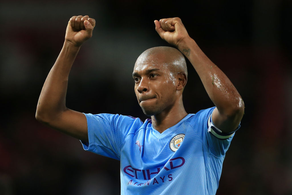 Fernandinho não sabe sobre futuro entre City e Athletico após a Champions - GettyImages