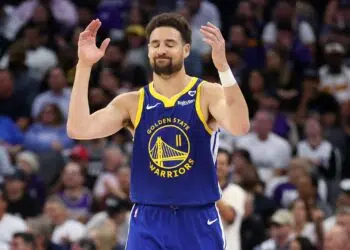 Klay Thompson nos Warriors (Crédito: Getty Images)