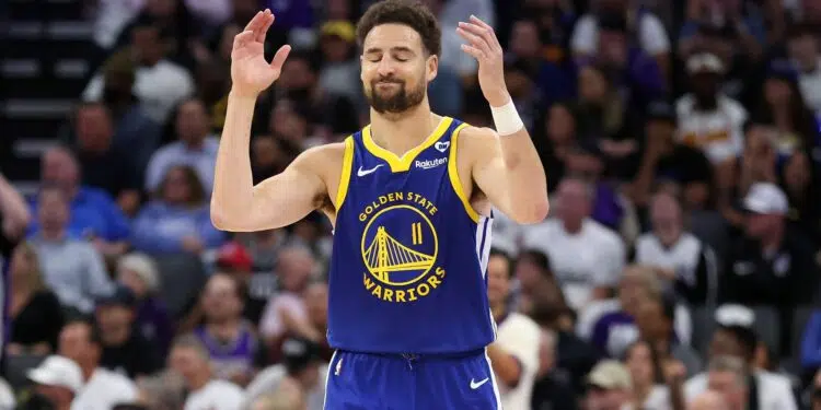 Klay Thompson nos Warriors (Crédito: Getty Images)