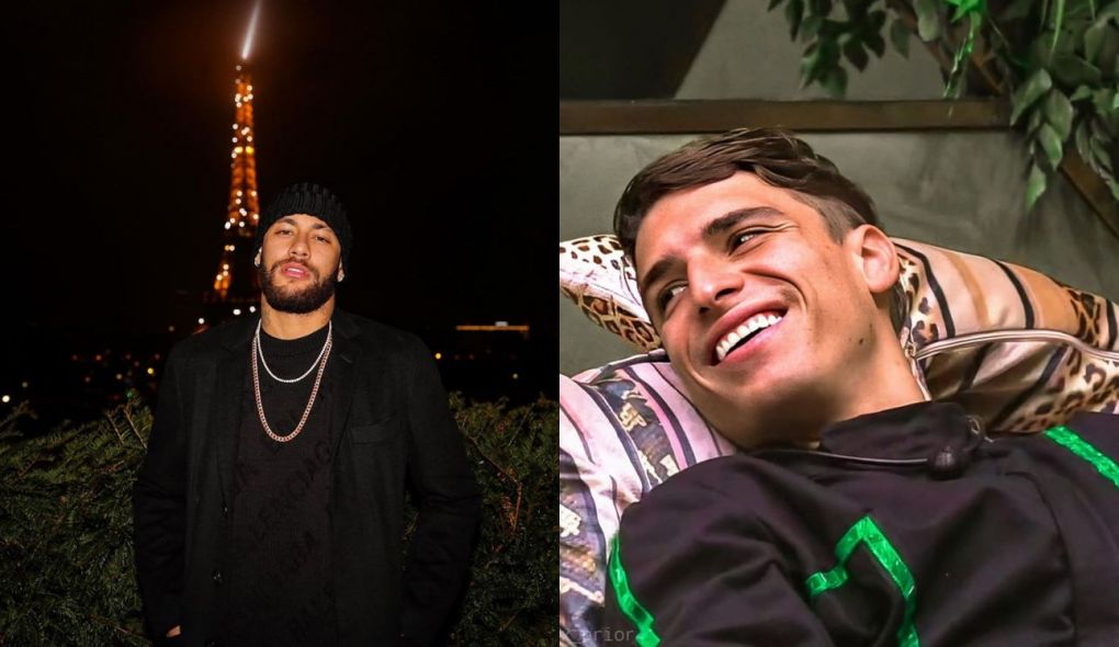 Neymar convidou Felipe Prior para assistir seus jogos - Instagram