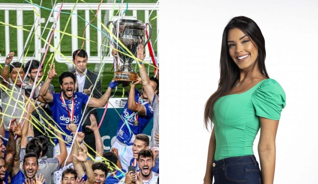 A participante estaria na comemoração do Campeonato Mineiro - Globo / Victor Pollak / Twitter