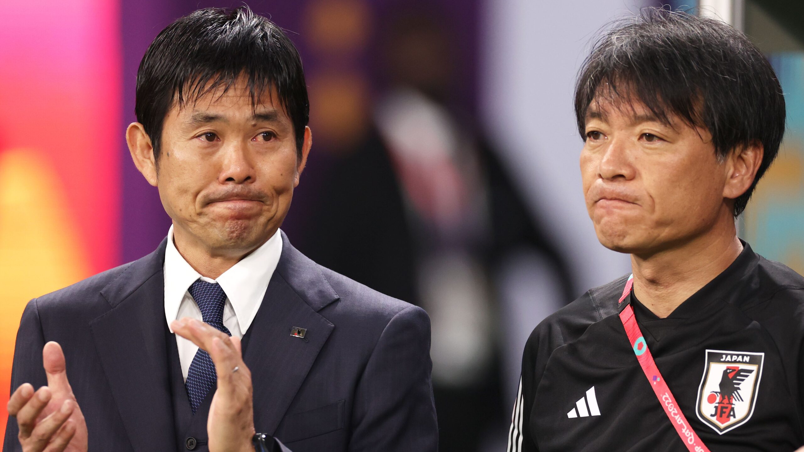 Técnico do Japão celebra classificação histórica - Getty Images