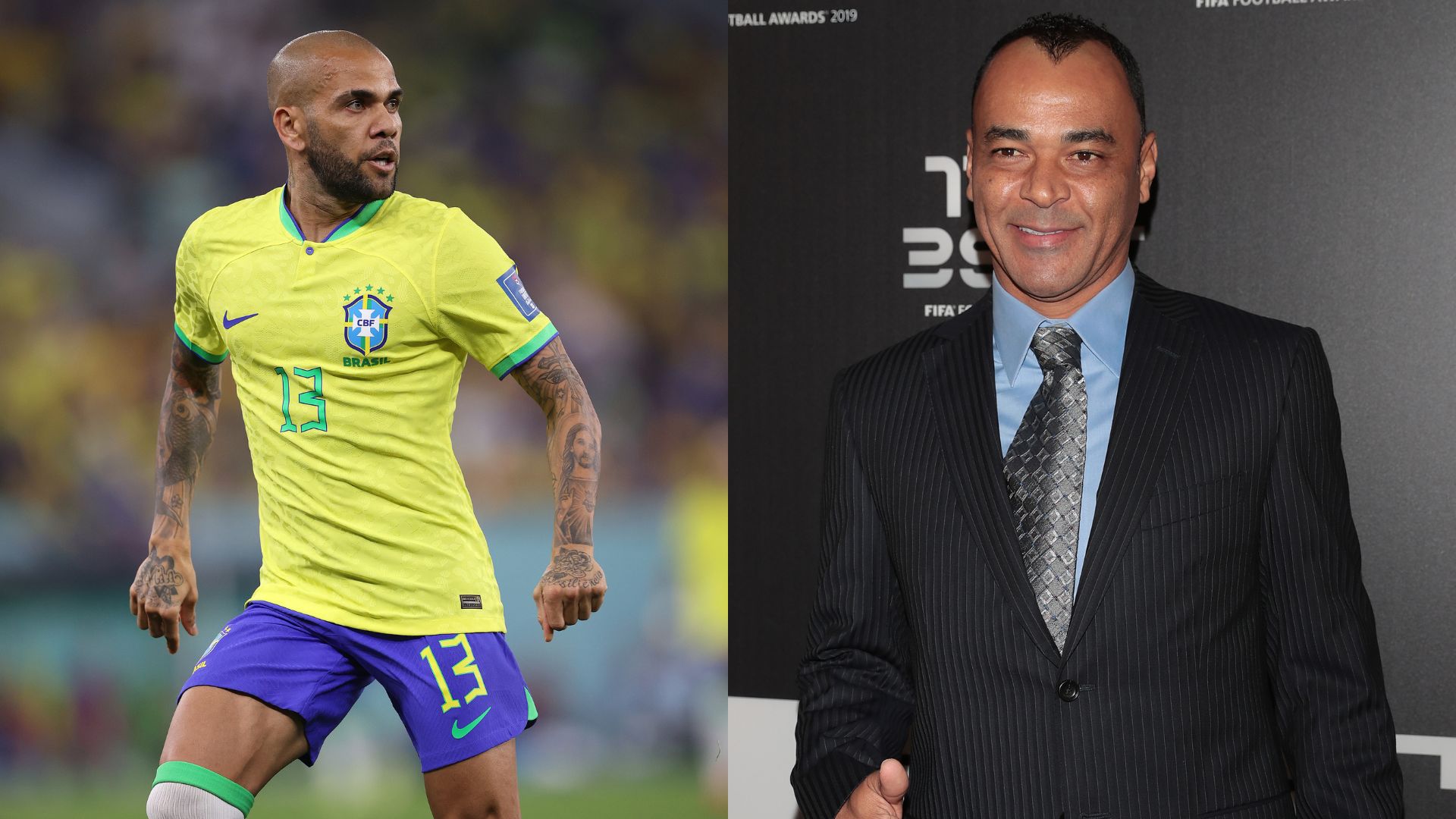 Daniel Alves faz homenagem a Cafu - Getty Images
