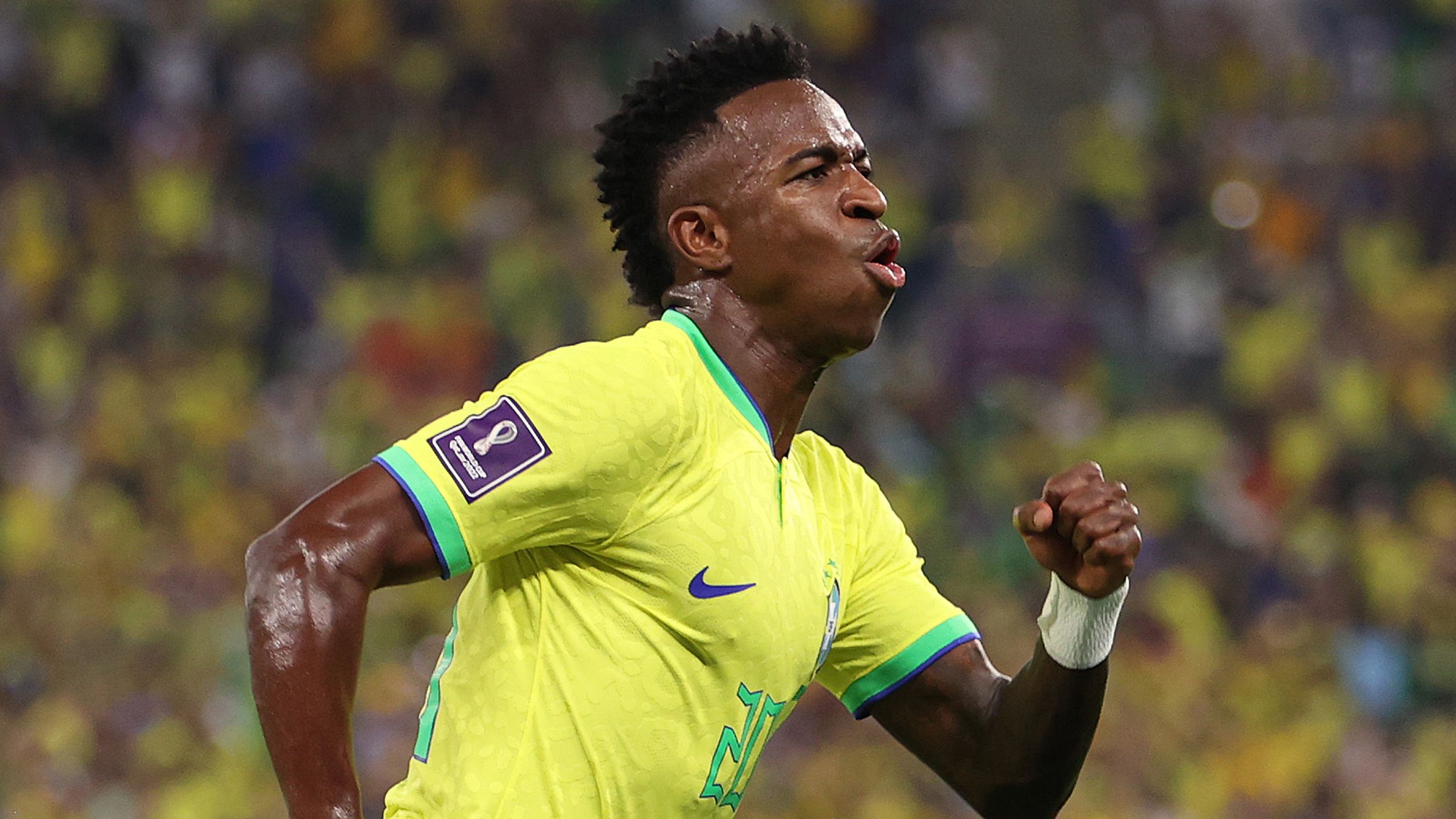 Vini Jr fala após classificação do Brasil na Copa do Mundo - Getty Images