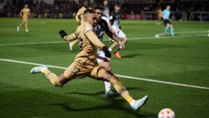 Raphinha foi um dos destaques do Barça na partida da Copa do Rei - Reproduçã/Barcelona