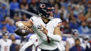 Justin Fields pode liderar a próxima geração dos Bears - Getty Images