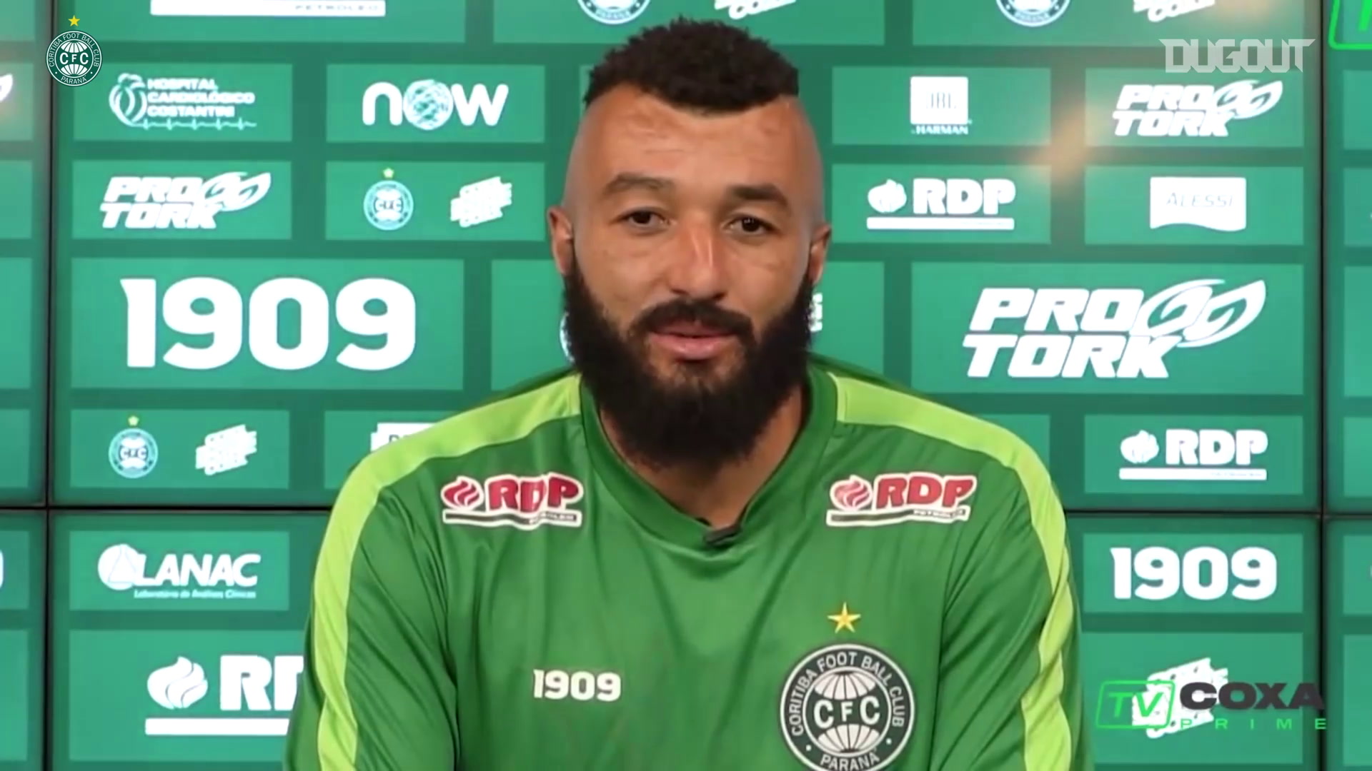 Após falha, Muralha é emprestado pelo Coritiba - Reprodução/ Coritiba TV
