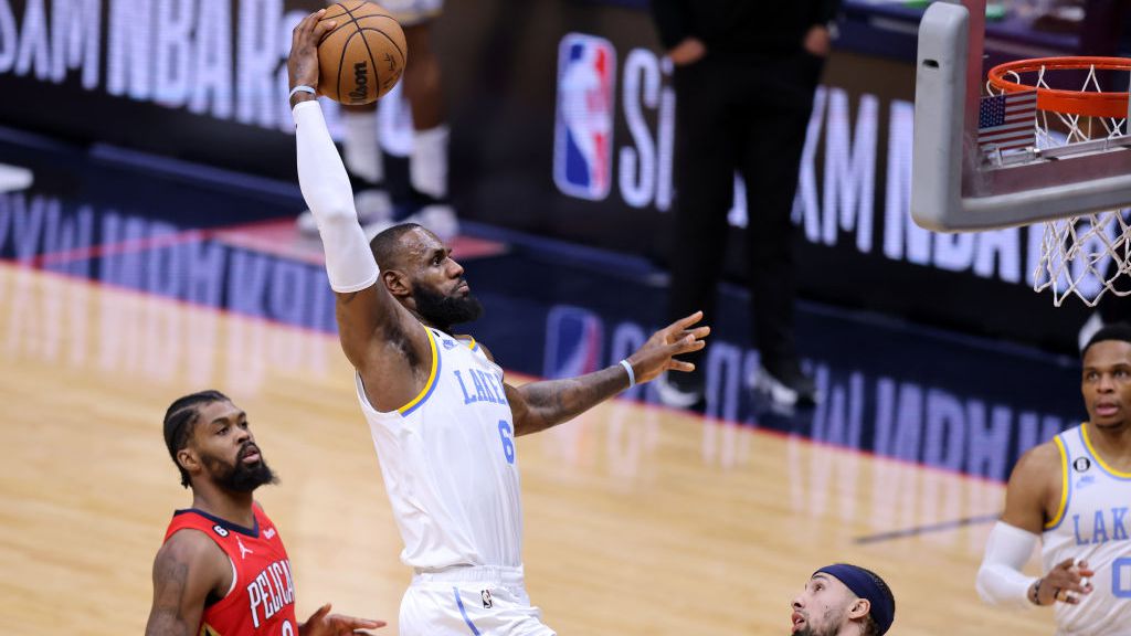 LeBron James quer fazer história na NBA, mas foca nas vitórias dos Lakers na competição - GettyImages