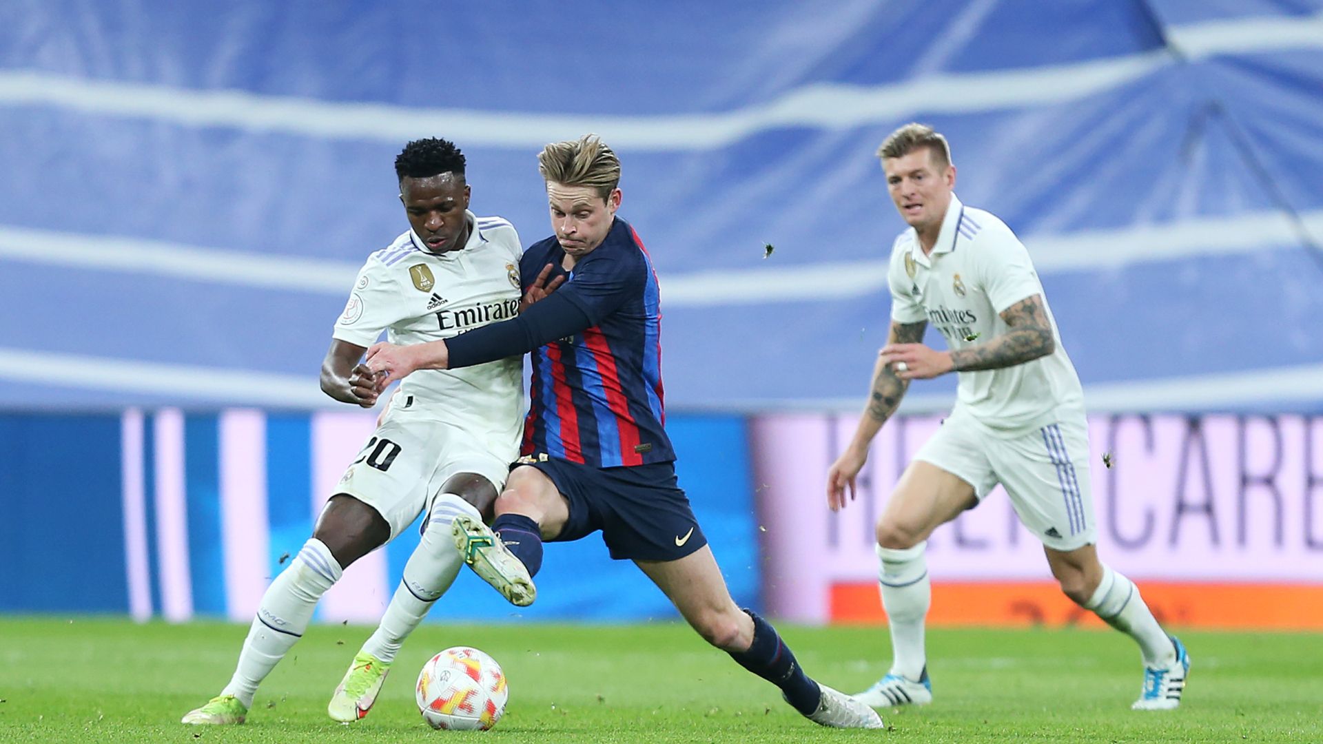 Barcelona e Real Madrid pelo Campeonato Espanhol - Getty Images
