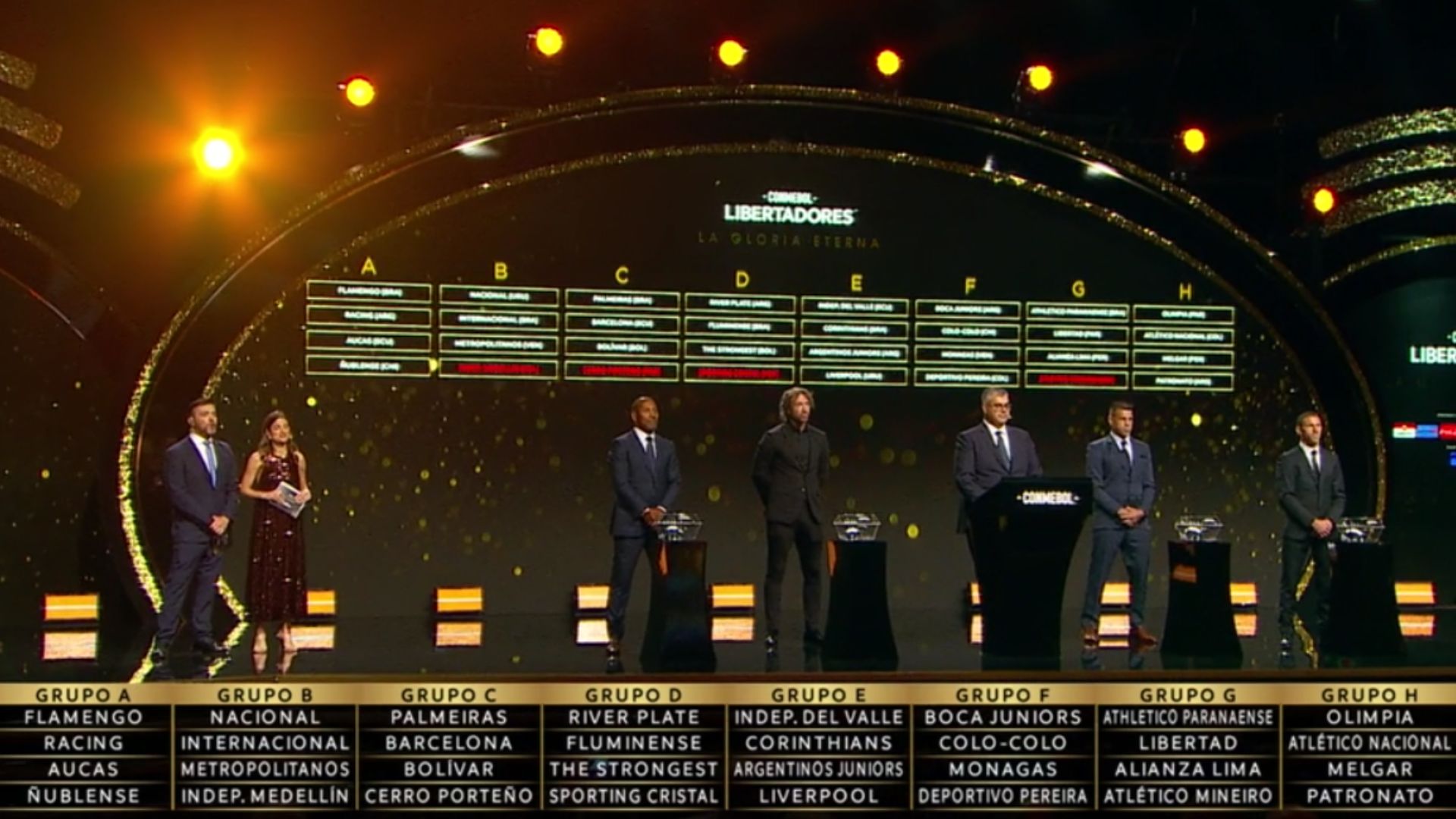 Grupos da Libertadores - Reprodução Star+