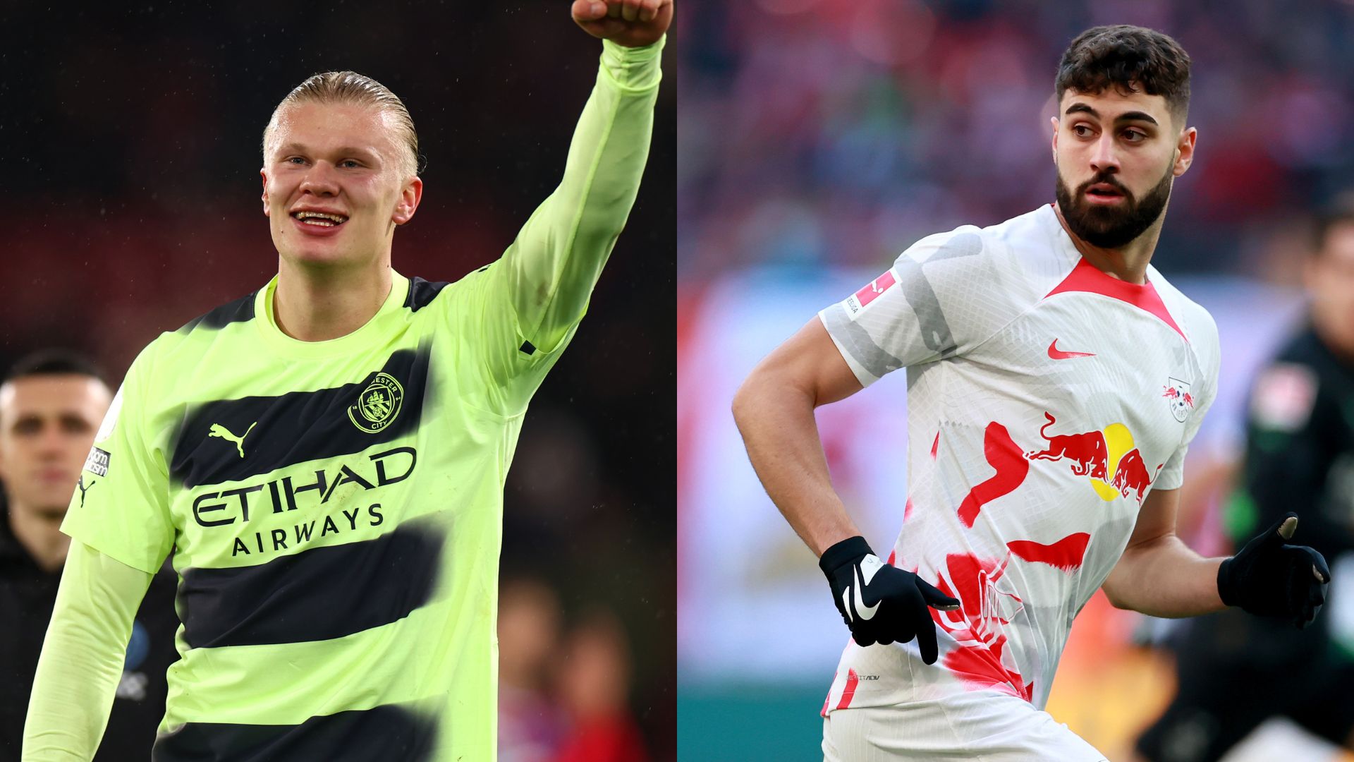 Manchester City x Leipzig se enfrentam na Champions League - Getty Images