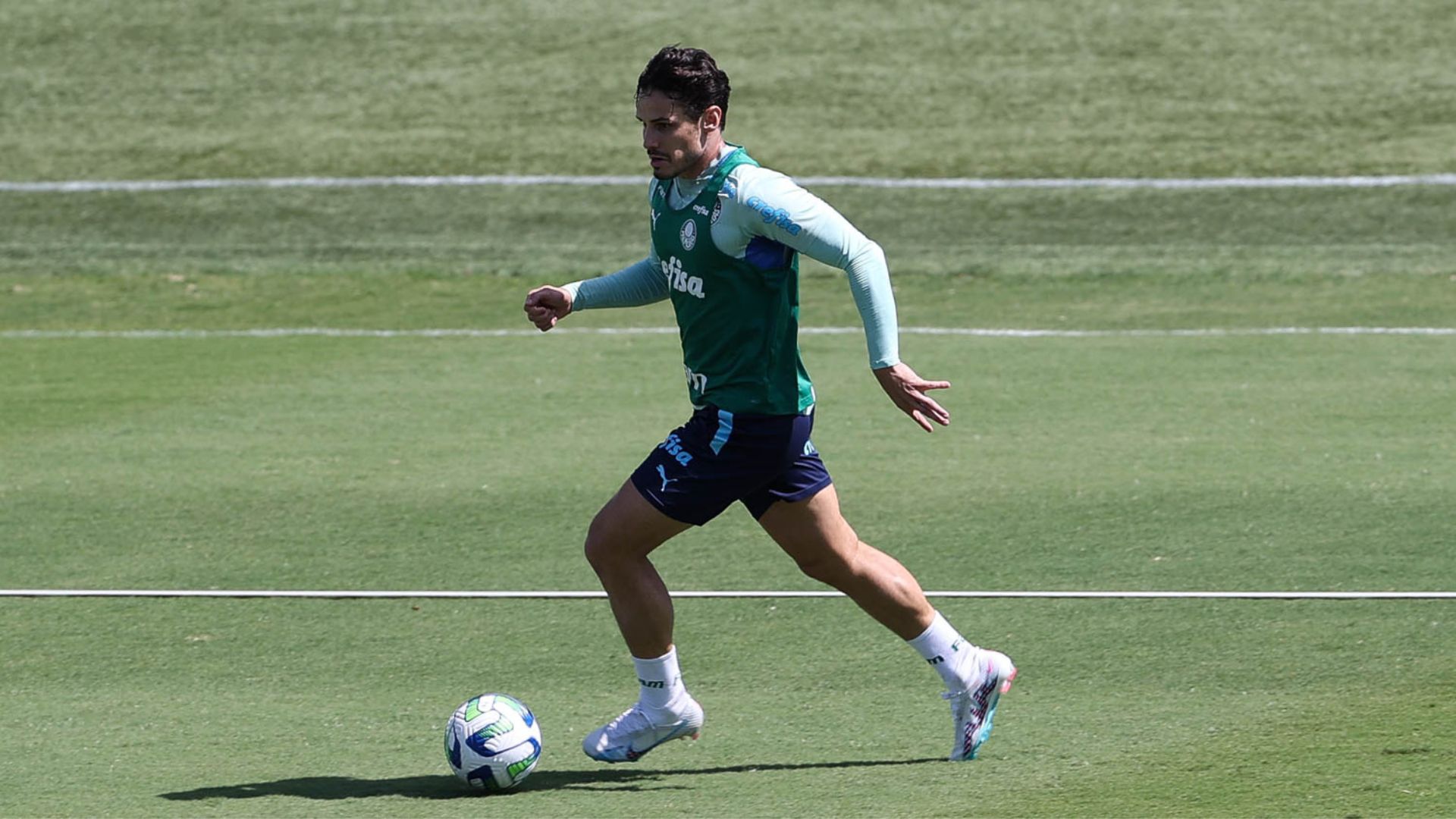Dupla do Palmeiras volta a treinar e fica próxima de retorno - Cesar Greco / Palmeiras