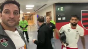 Gabigol reage à provocação de torcedor - Reprodução Instagram