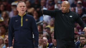 O clima antes da partida entre Nuggets e Lakers parece ser cada vez mais tenso; Malone e Ham prometem atrito - GettyImages