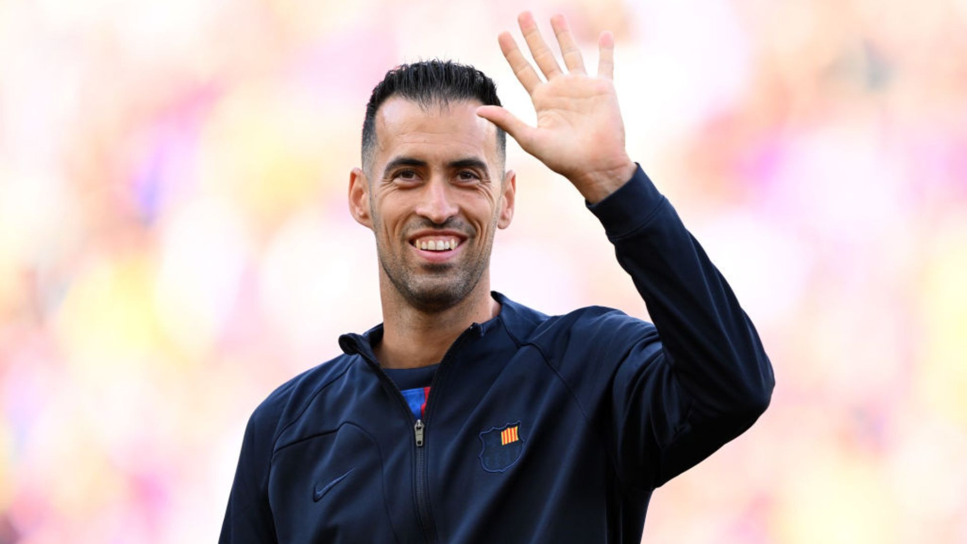 Sergio Busquets e Jordi Alba deram adeus para o Barcelona e também para o Camp Nou - GettyImages