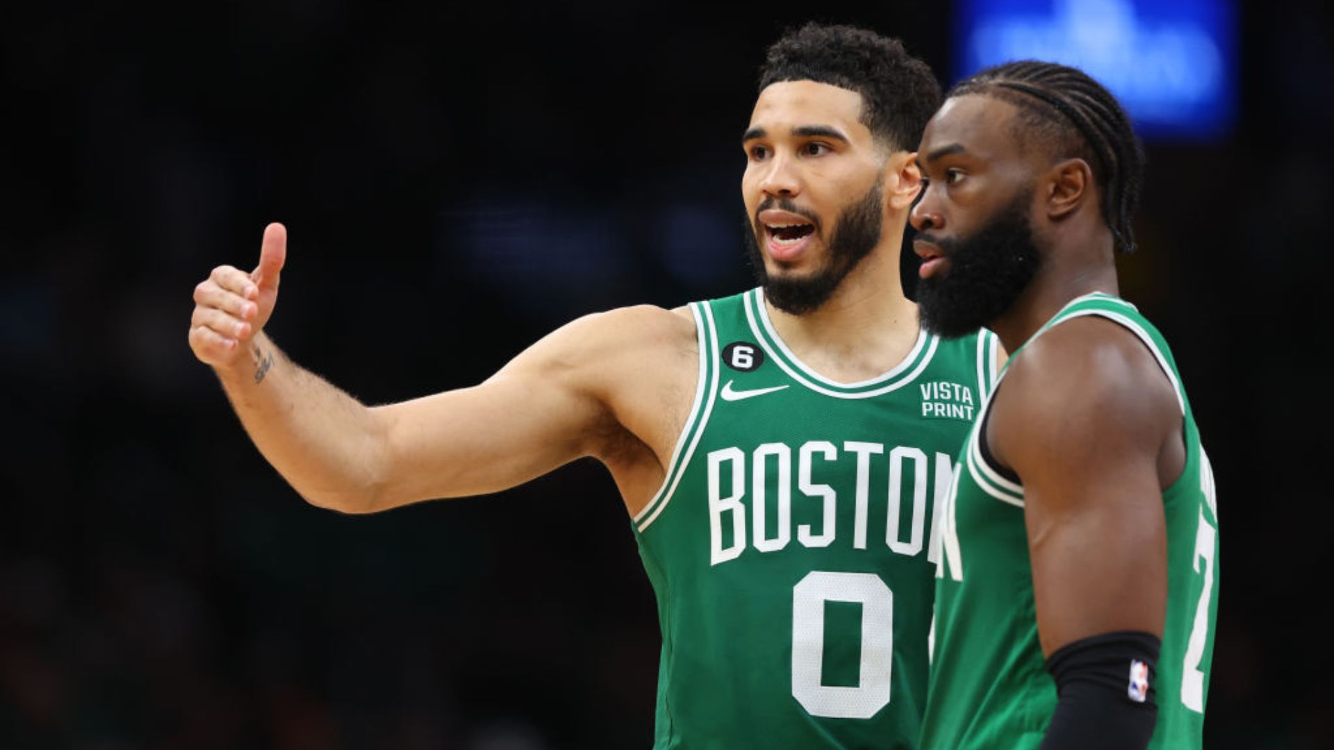 Tatum abriu o jogo sobre a entrega dos Celtics na NBA e espera por virada contra Heat - GettyImages