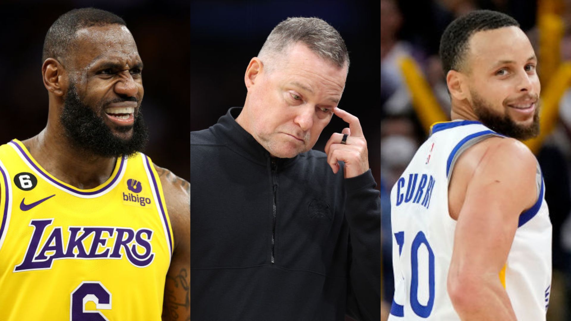 Michael Malone, dos Nuggets, mandou um recado para Lakers e Warriors - GettyImages