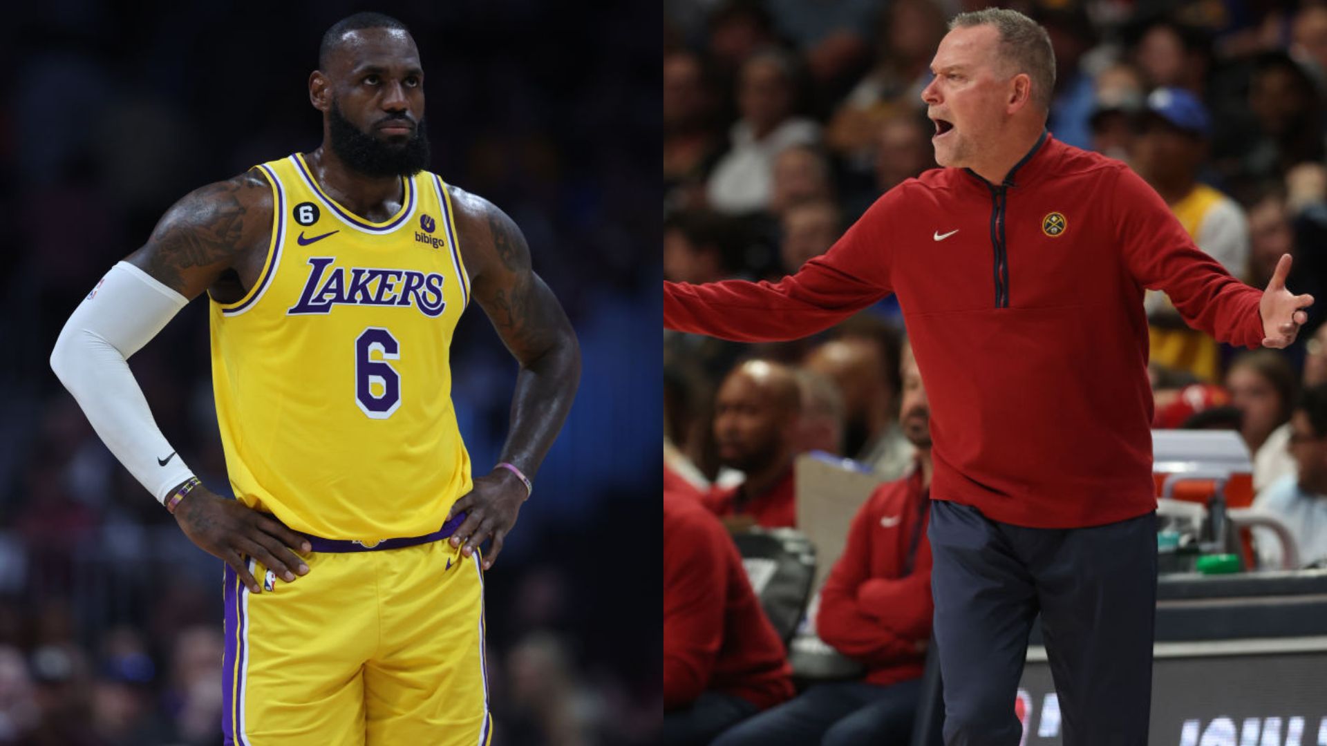 Michael Malone atacou os Lakers novamente após vitória dos Nuggets na NBA - GettyImages