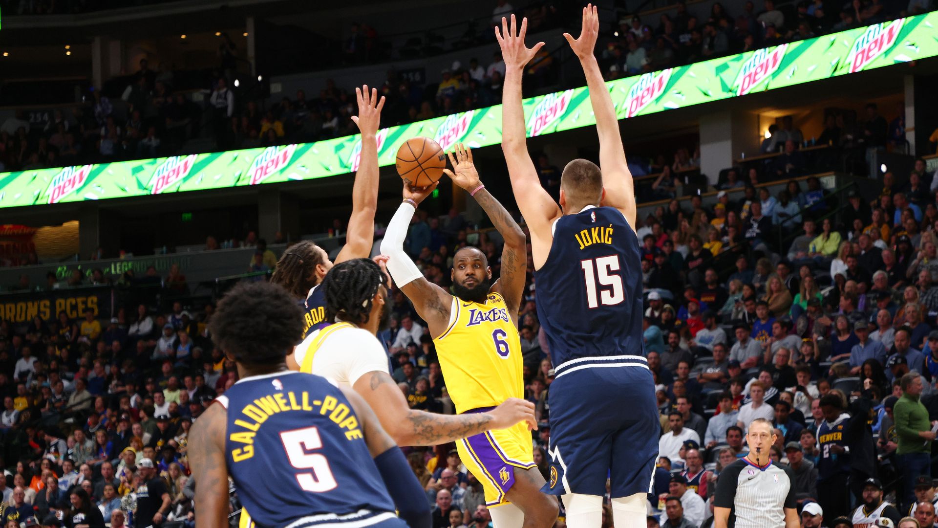 Nuggets x Lakers: onde assistir ao vivo ao Jogo 1 da final do Oeste - GettyImages