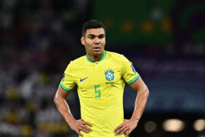 Foto: Lance! - Casemiro atuando pela seleção brasileira